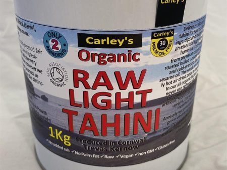 Carley s Organic RAW LIGHT Tahini 1000g Eco Tin Cheap