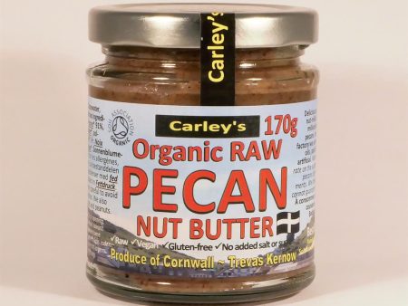 Carley s Organic Raw Pecan Butter 100% nuts 170g Online Sale