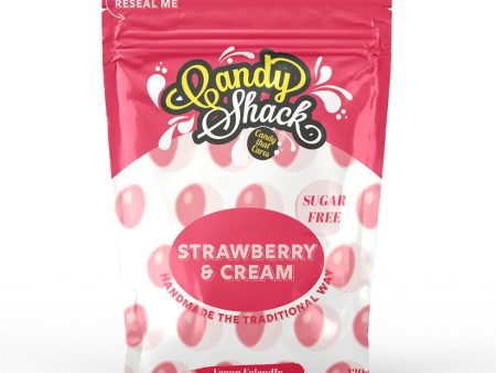 Candy Shack Sugar Free Strawberries & Cream Sweets 120g Fashion