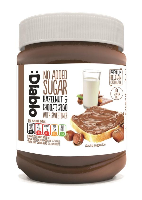 Diablo Sugar Free Hazelnut Chocolate Spread 350g For Cheap