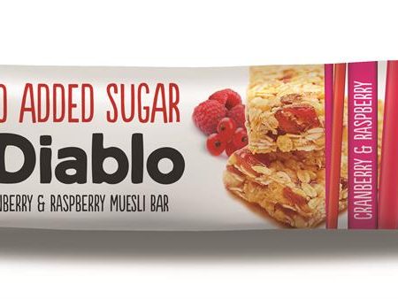 Diablo Sugar Free Cran & Rasp Muesli Bar 30g For Cheap