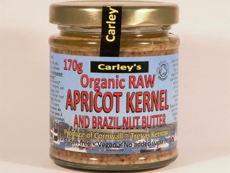 Carley s Organic Raw Apricot Kernel & Brazilnut Butter 170g Online now