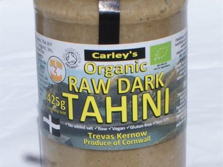 Carley s Organic Raw DARK Tahini (ft sesame oil) 425g Online