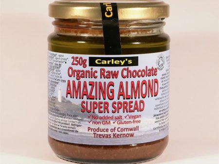 Carley s Org Raw Chocolate Amazing Almond Super Spread 250g Supply