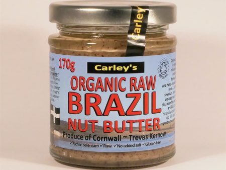 Carley s Organic Raw Brazilnut Butter 170g Online Sale