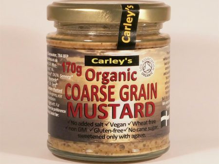 Carley s Organic Coarse Grain Mustard 170g Fashion