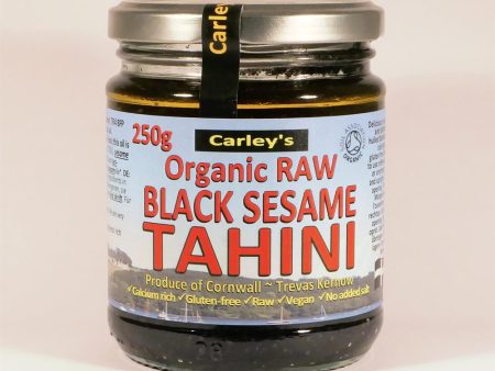 Carley s Organic Raw BLACK Sesame Tahini 250g Sale