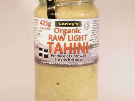 Carley s Organic Raw LIGHT Tahini (ft sesame oil) 425g Cheap