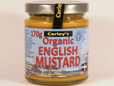 Carley s Organic English Mustard 170g Hot on Sale