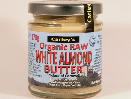 Carley s Organic Raw White Almond Butter 170g Hot on Sale