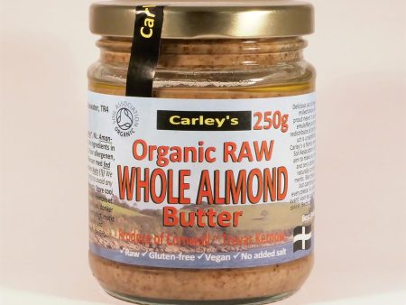 Carley s Organic Raw Almond Butter 250g Discount