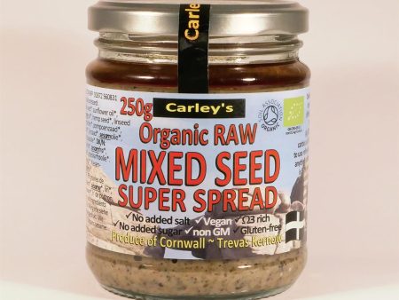 Carley s Organic Raw Mixed Seed Super Spread 250g Sale