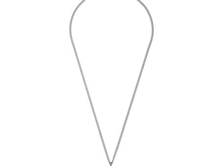 Emporio Armani Silver-Tone Necklace Discount