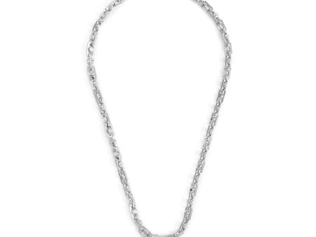 Michael Kors Premium Silver Tone Necklace MKJ840900040 Supply