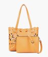 Envy Hold - Mustard two-piece floral tote For Cheap