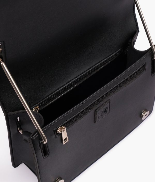 Envy Hold - Black loop strap shoulder bag Sale