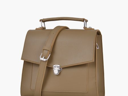 Envy Hold - Coffee push-lock messenger bag Sale