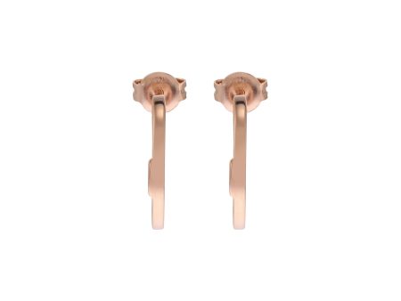 Emporio Armani Key Basics Rose Gold Tone Earring Discount