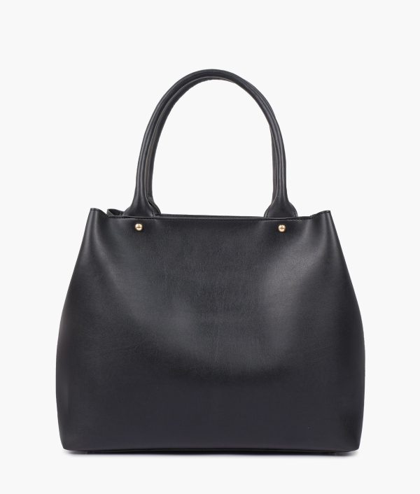 Envy Hold - Black zipper tote bag Online Hot Sale