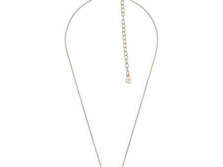 Emporio Armani Rose Gold Tone Pendant Online Sale