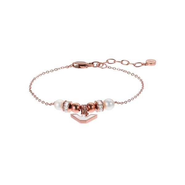 Emporio Armani Sentimental Rose Gold Tone Bracelet Online Sale