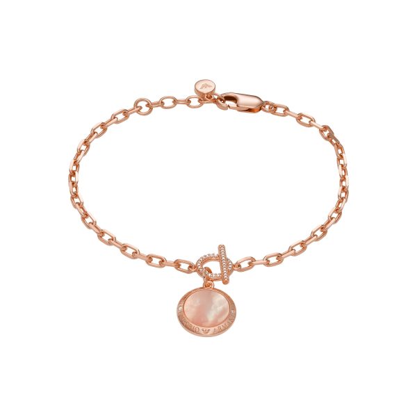 Emporio Armani Rose Gold-Tone Bracelet Online Hot Sale