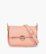 Envy Hold - Peach saddle bag with twist lock Online Sale