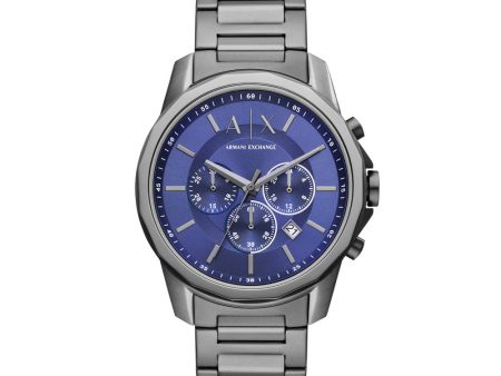 Armani Exchange Chronograph Gunmetal Stainless Steel Watch AX1731 Online