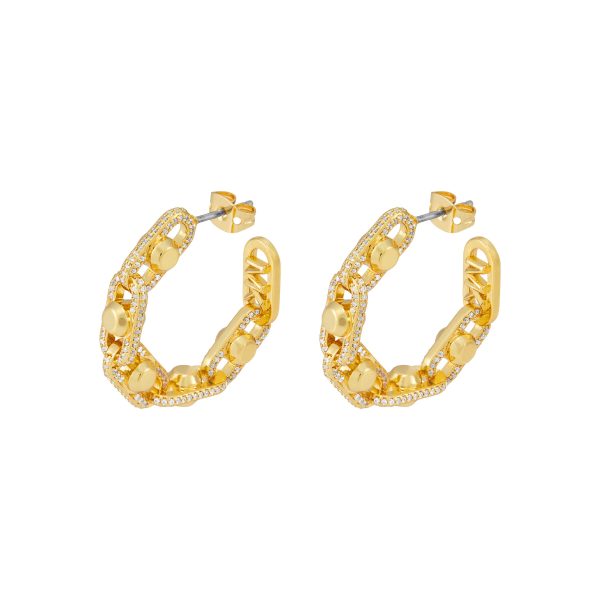 Michael Kors Premium Gold Tone Earring MKJ8407CZ710 Discount