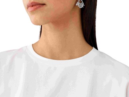 Diesel Stainless Steel Hoop Earring DX1492040 on Sale