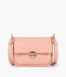 Envy Hold - Peach saddle bag with twist lock Online Sale