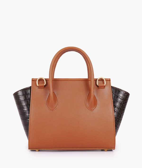 Envy Hold - Brown trapeze handbag For Cheap