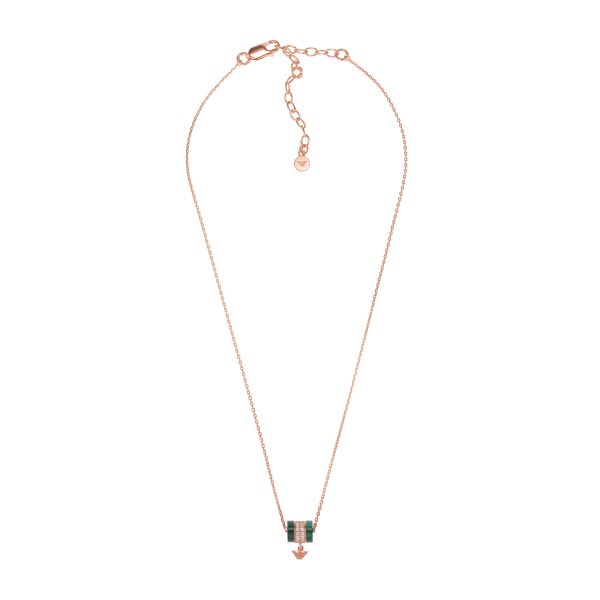 Emporio Armani Rose Gold-Tone Pendant Online Sale