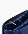 Envy Hold - Blue zipper shoulder bag with long handle Online now