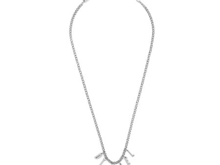 Diesel Stainless Steel Chain Necklace DX1494040 Cheap