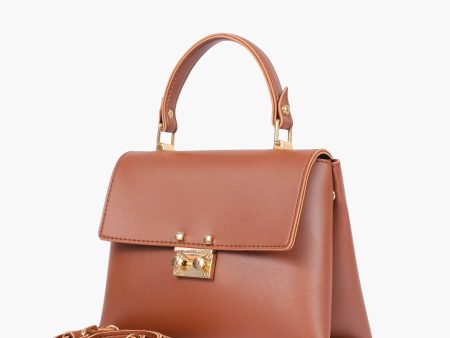 Envy Hold - Brown mini top-handle bag Hot on Sale