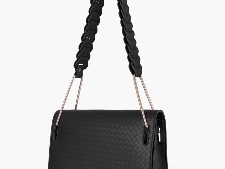 Envy Hold - Black loop strap shoulder bag Sale