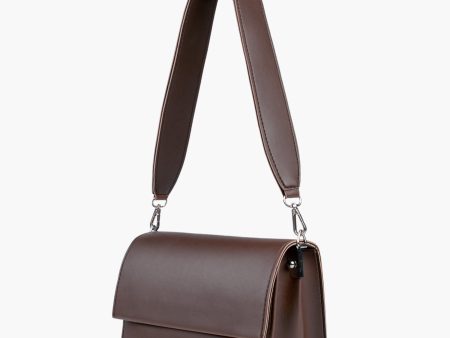 Envy Hold - Dark brown mini cross-body bag Hot on Sale