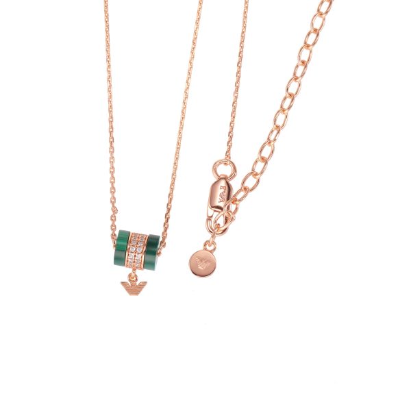 Emporio Armani Rose Gold-Tone Pendant Online Sale