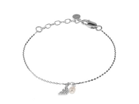 Emporio Armani Silver-Tone Bracelet Discount