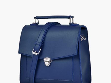 Envy Hold - Blue push-lock messenger bag Cheap