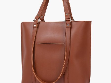 Envy Hold - Brown double-handle tote bag Supply