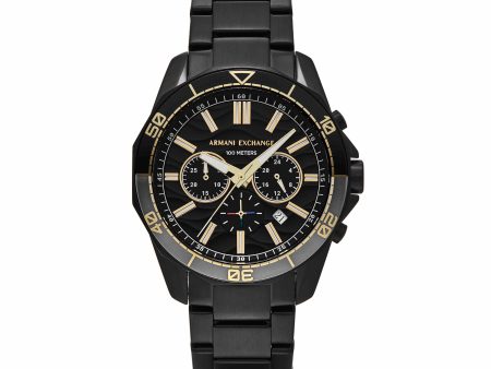 Armani Exchange Black Chronograph Watch AX1963 on Sale