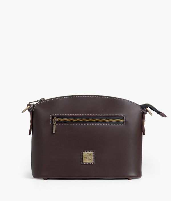 Envy Hold - Dark brown dome cross-body bag Discount