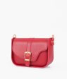 Envy Hold - Maroon saddle buckle bag Hot on Sale