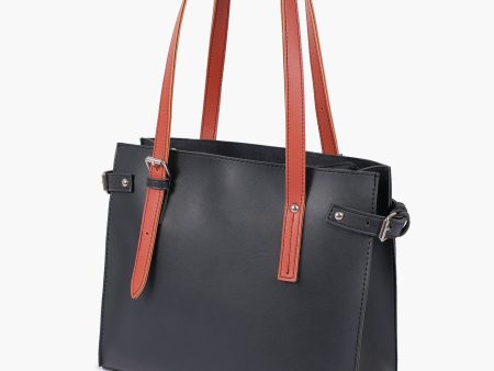 Envy Hold - Black satchel tote bag Cheap