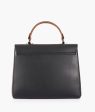 Envy Hold - Black flap-over top-handle bag Hot on Sale