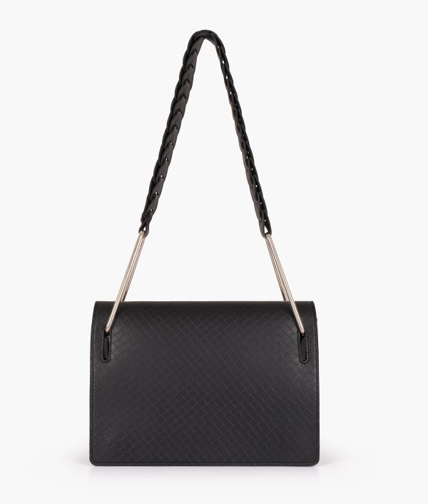 Envy Hold - Black loop strap shoulder bag Sale