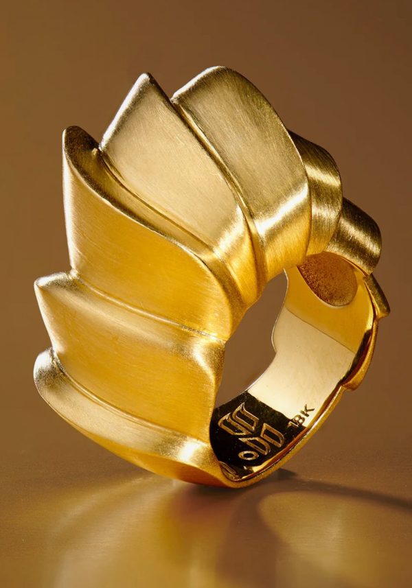 Canary Continuum, 18K Yellow Gold Ring Hot on Sale