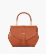 Envy Hold - Brown top-handle hexagon bag Online Hot Sale